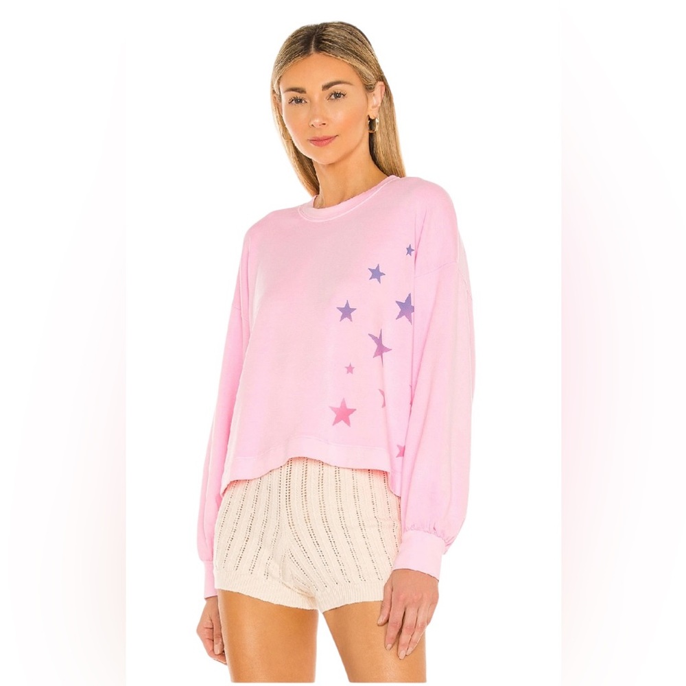 Revolve x Sundry Ombre Stars Sweatshirt, Sz 1/S
